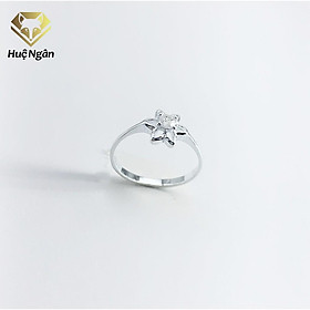 Nhẫn bạc Ý 925 Huệ Ngân - Bông Hoa Xinh Xắn TJ028 (li tay nhỏ)