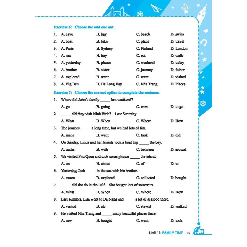 Sách - Global Success Luyện Chuyên Sâu Ngữ Pháp Và Từ Vựng Tiếng Anh Lớp 5 - Tập 2 - Có Đáp Án - Minh Thắng