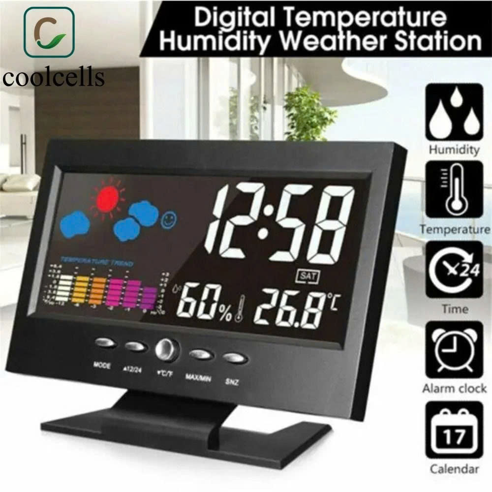 Đồng Hồ Điện Tử Để Bàn Màn Hình LED – Báo Giờ, Nhiệt Độ, Hẹn Giờ Đa Năng