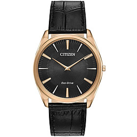 Đồng Hồ Nam Citizen Siêu Mỏng Dây Da AR3073-06E - Mặt Đen (Sapphire)
