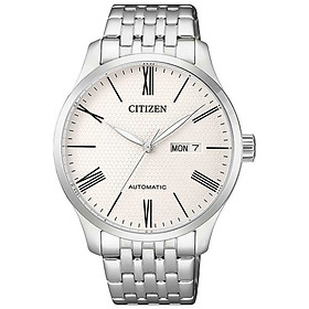 Đồng Hồ Nam Citizen Dây Thép Không Gỉ NH8350-59A - Mặt Trắng