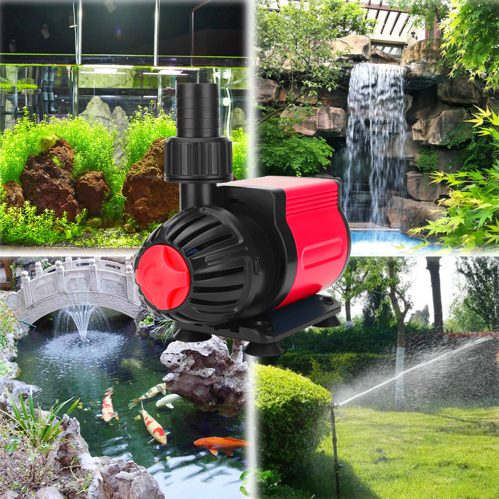 Máy bơm HA12000 ( 85W - 12000L/H) lõi trục gốm, 9 nấc chỉnh nước dùng cho bể cá, hồ cá, hòn non bộ, sinh hoạt - Máy bơm chìm cao cấp
