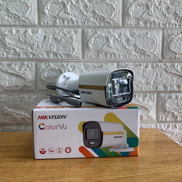 Camera HDTVI thân ColorVu HIKVISION DS-2CE10DF3T-F 2MP 1080P hàng chính hãng Nhà An Toàn PP