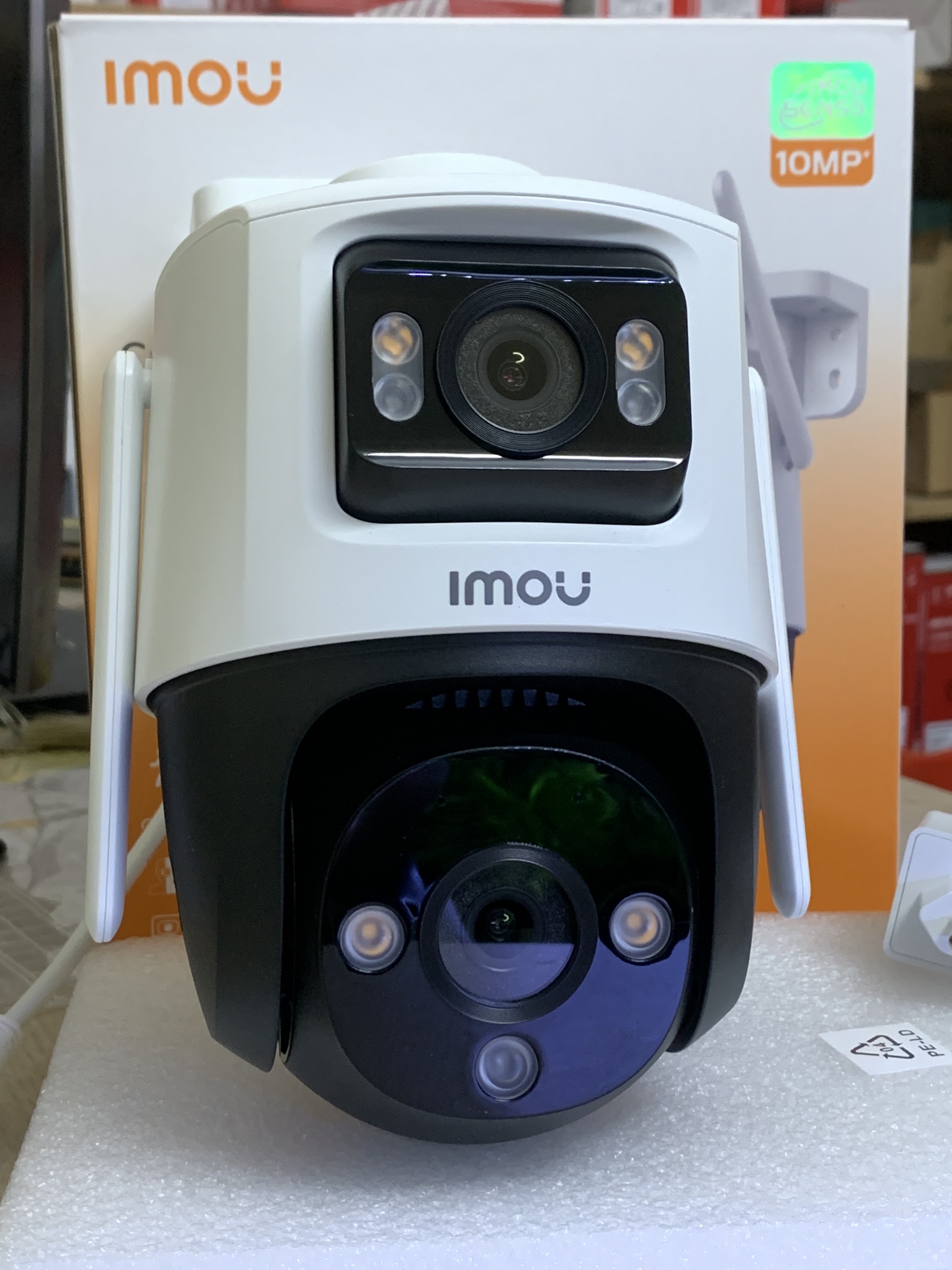 Camera 2 Mắt Ngoài Trời iMOU Cruiser Dual 10MP IPC-S7XP-10M0WED và 6MP S7XP-6M0WED FULL COLOR 24/24-Hàng chính hãng