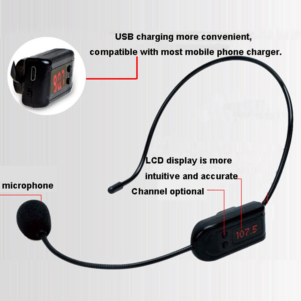 SOAIY Micro Trợ Giảng Không Dây FM XXD-018 - Hàng Nhập Khẩu