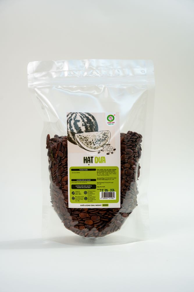 HẠT DƯA RANG KHÔNG MÀU THÀNH LONG 500G - VIỆT NAM