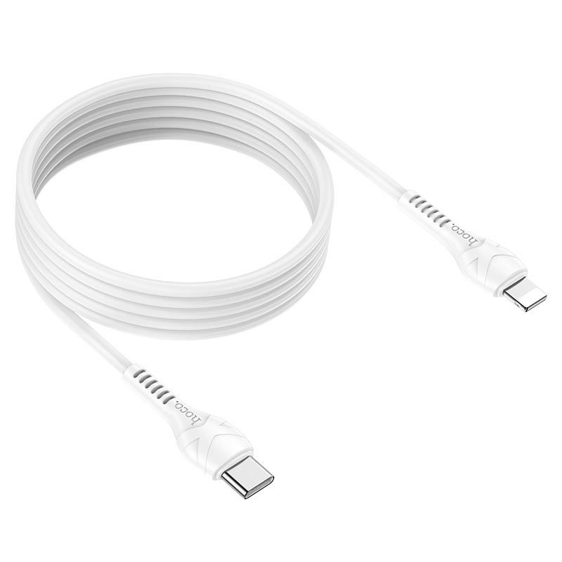 Cáp sạc nhanh PD20W Hoco dây dẻo X55 kết nối Type-C sang iPhone dài 1M - Hàng chính hãng