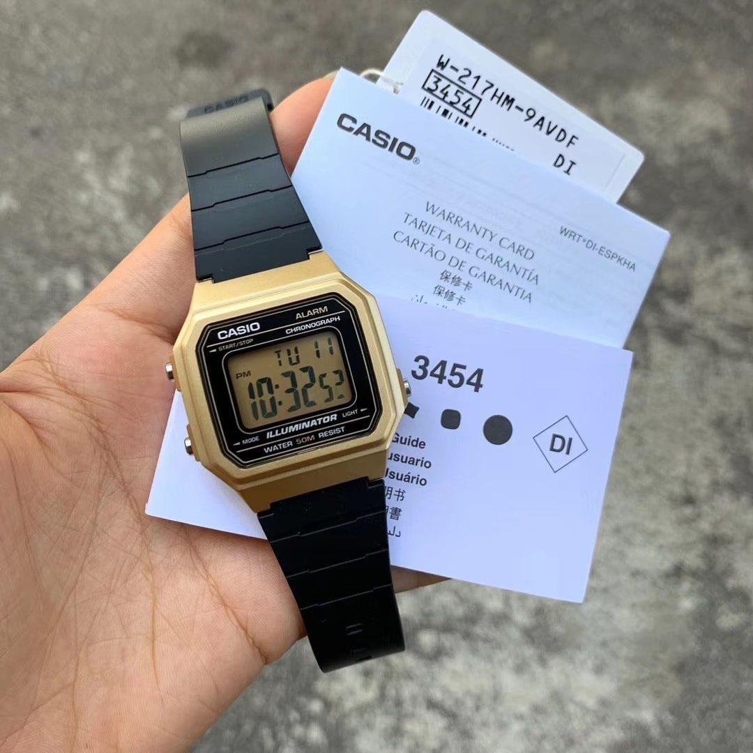 Đồng Hồ Nam Dây Nhựa Casio W-217HM-9AVDF | W-217HM-9A