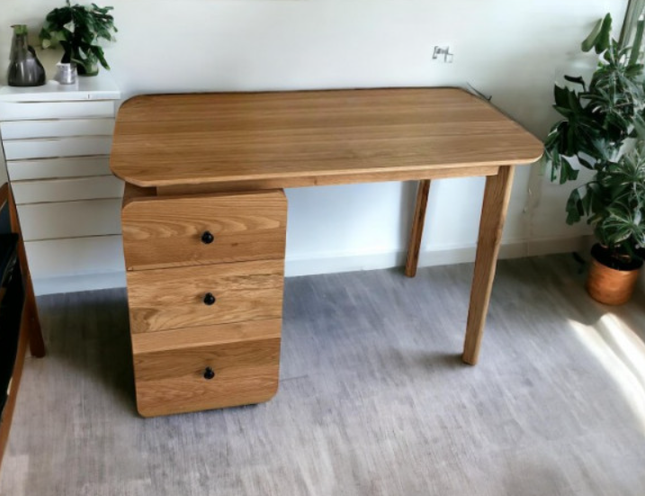 Bàn làm việc 3 ngăn kéo SM03CT Juno Sofa KT Ngang 120 x Sâu 55 x Cao 76cm