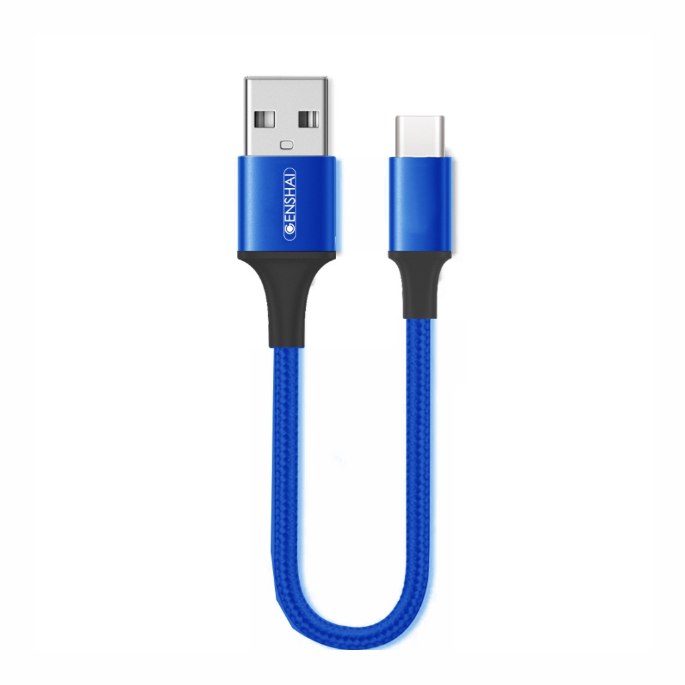 Cáp sạc hàng chính hãng Genshai GT202 USB to Type C 20cm | Bảo hành 12 tháng 1 đổi 1 | Made in Việt Nam