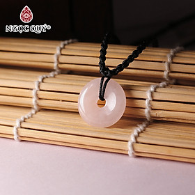 Mặt dây chuyền đồng điếu thạch anh hồng mệnh hỏa, thổ - Ngọc Quý Gemstones