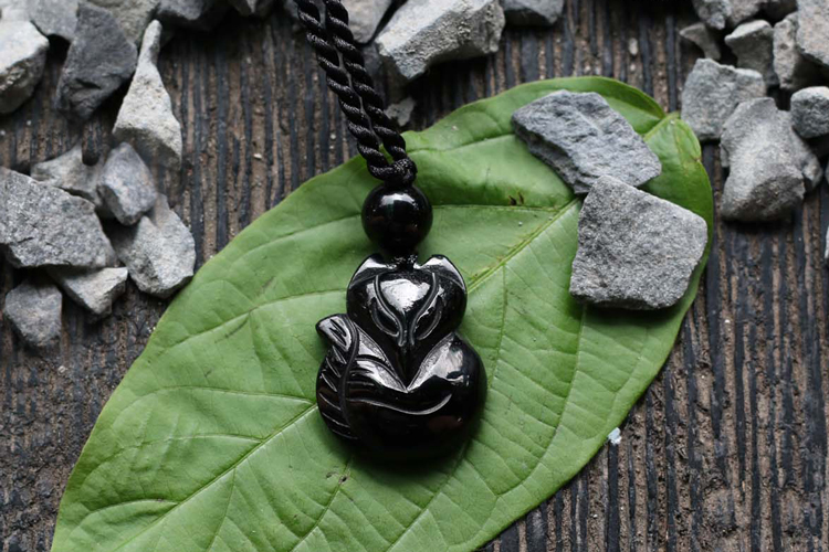 Mặt Dây Chuyền Hồ Ly Thạch Anh Đen 2 Ngọc Quý Gemstones U4
