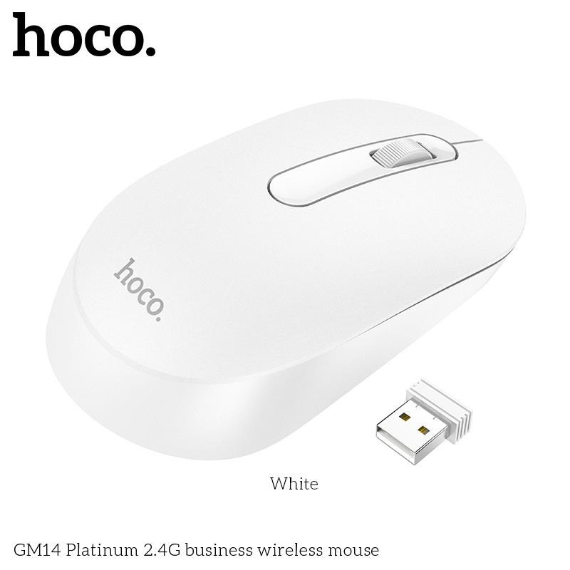 Chuột Không Dây Ho,co GM14 , kết nối USB 2.4G, DPI 1200, thiết kế sang trọng, tiện lợi khi sử dụng - Hàng chính hãng