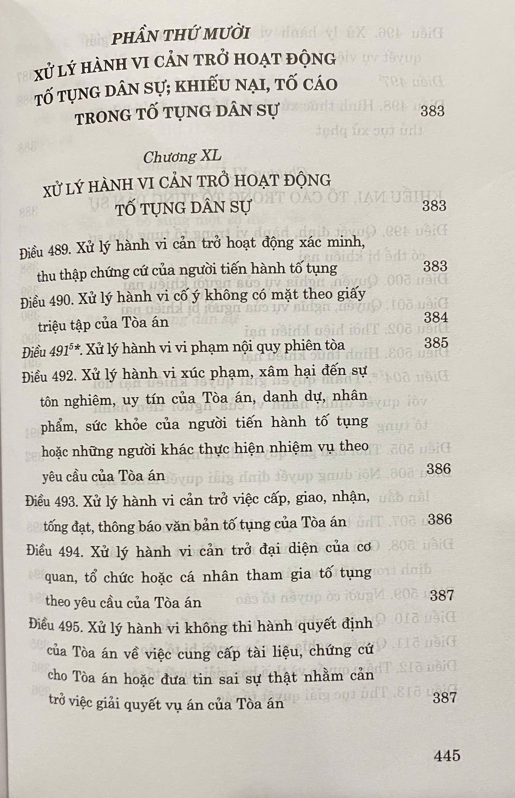 Bộ Luật Tố Tụng Dân Sự Năm 2015 ( Sửa Đổi, Bổ Sung Năm 2019, 2020, 2022, 2023, 2024, 2025 )