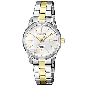 Đồng Hồ Nữ Citizen Dây Thép Không Gỉ EU6074-51D - Mặt Xà Cừ 