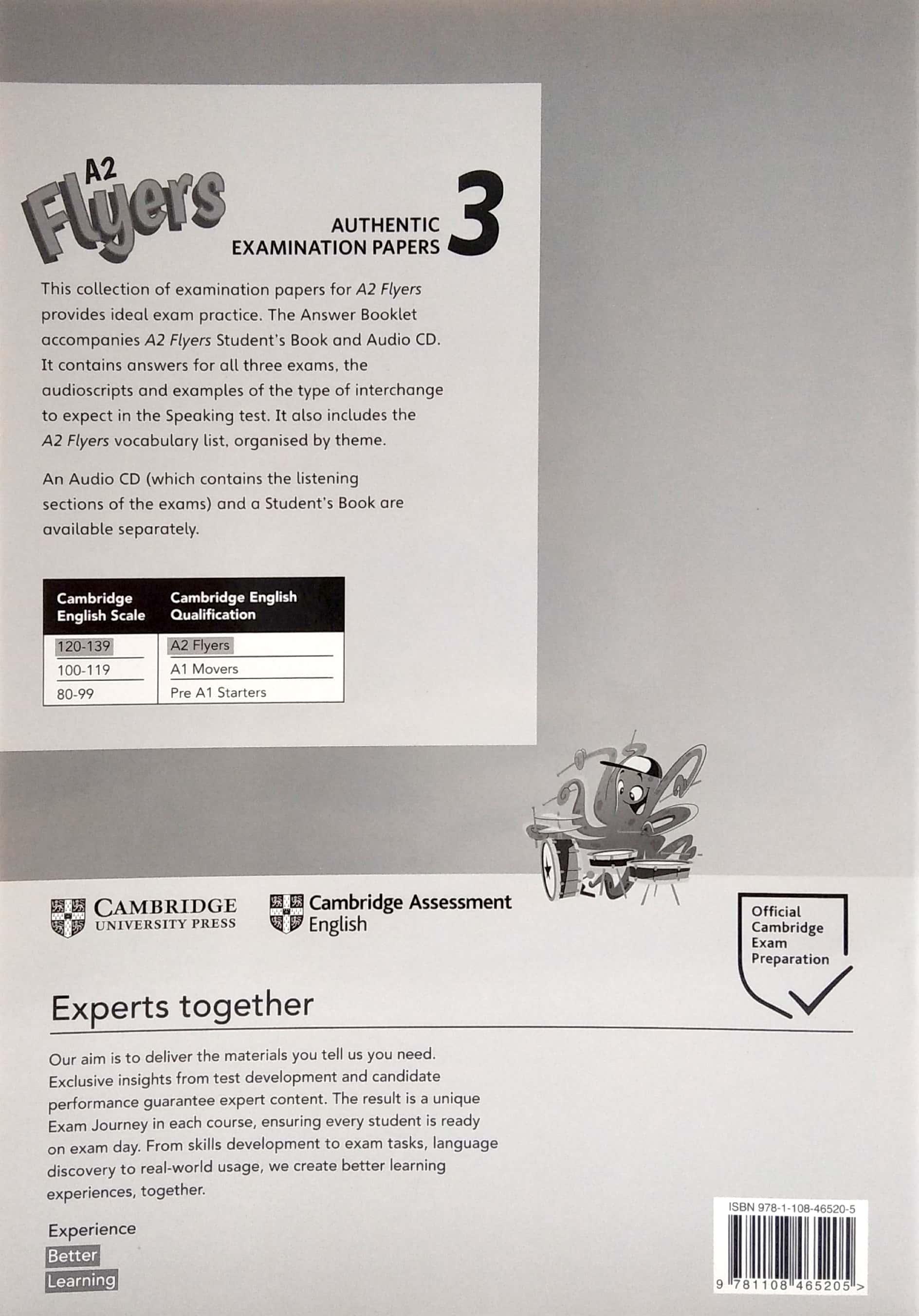 A2 Flyers 3 Answer Booklet: Authentic Examination Papers