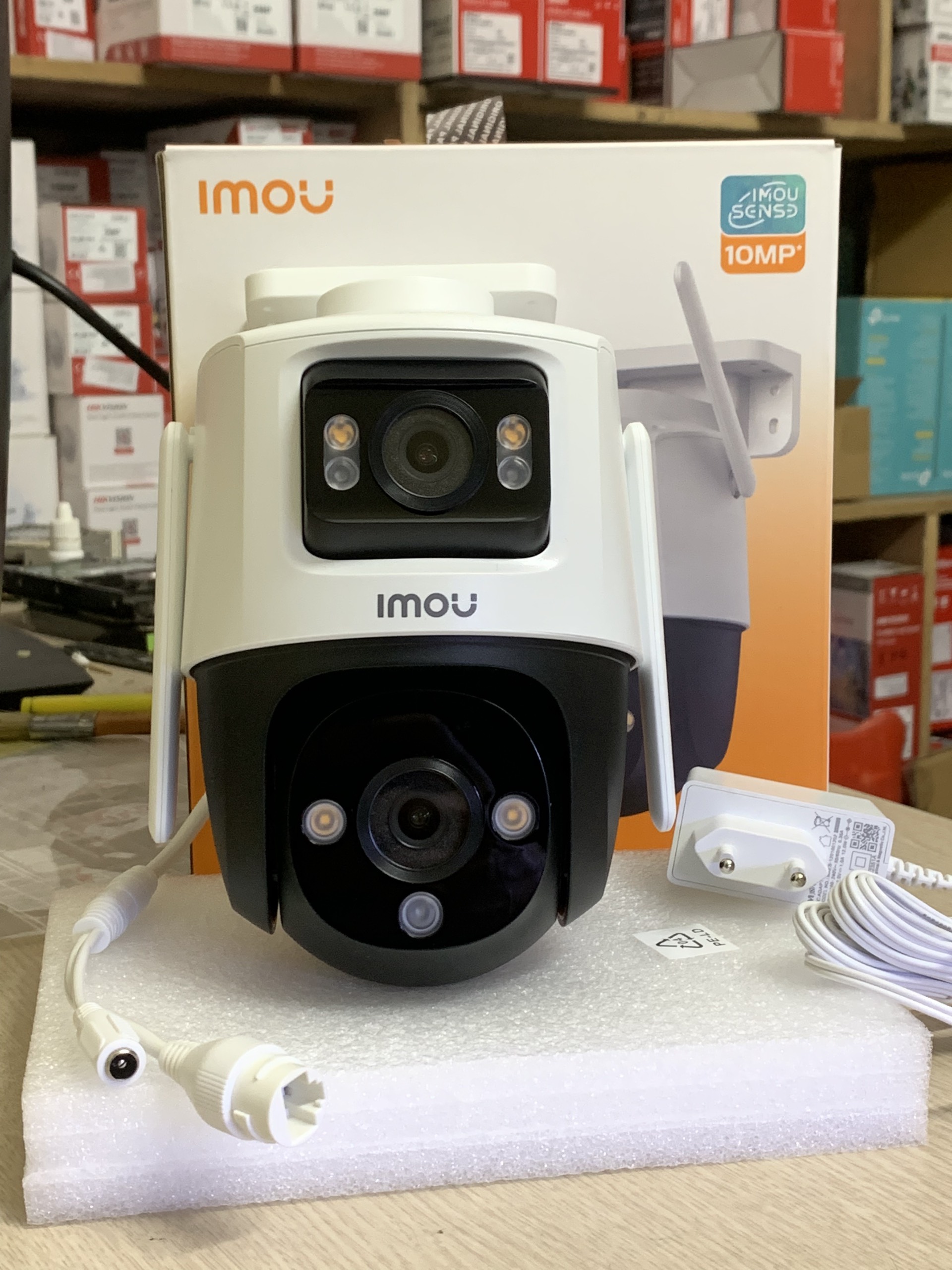 Camera 2 Mắt Ngoài Trời iMOU Cruiser Dual 10MP IPC-S7XP-10M0WED và 6MP S7XP-6M0WED FULL COLOR 24/24-Hàng chính hãng