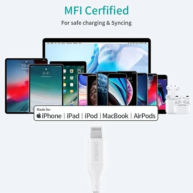 Adapter Củ Sạc 33W PPS/ PD 30W / QC 3.0 1 Cổng Type C 1 Cổng USB Nhỏ Gọn CHOETECH PD5006 Sạc Nhanh iPhone, iPad, Samsung - Hàng Chính Hãng