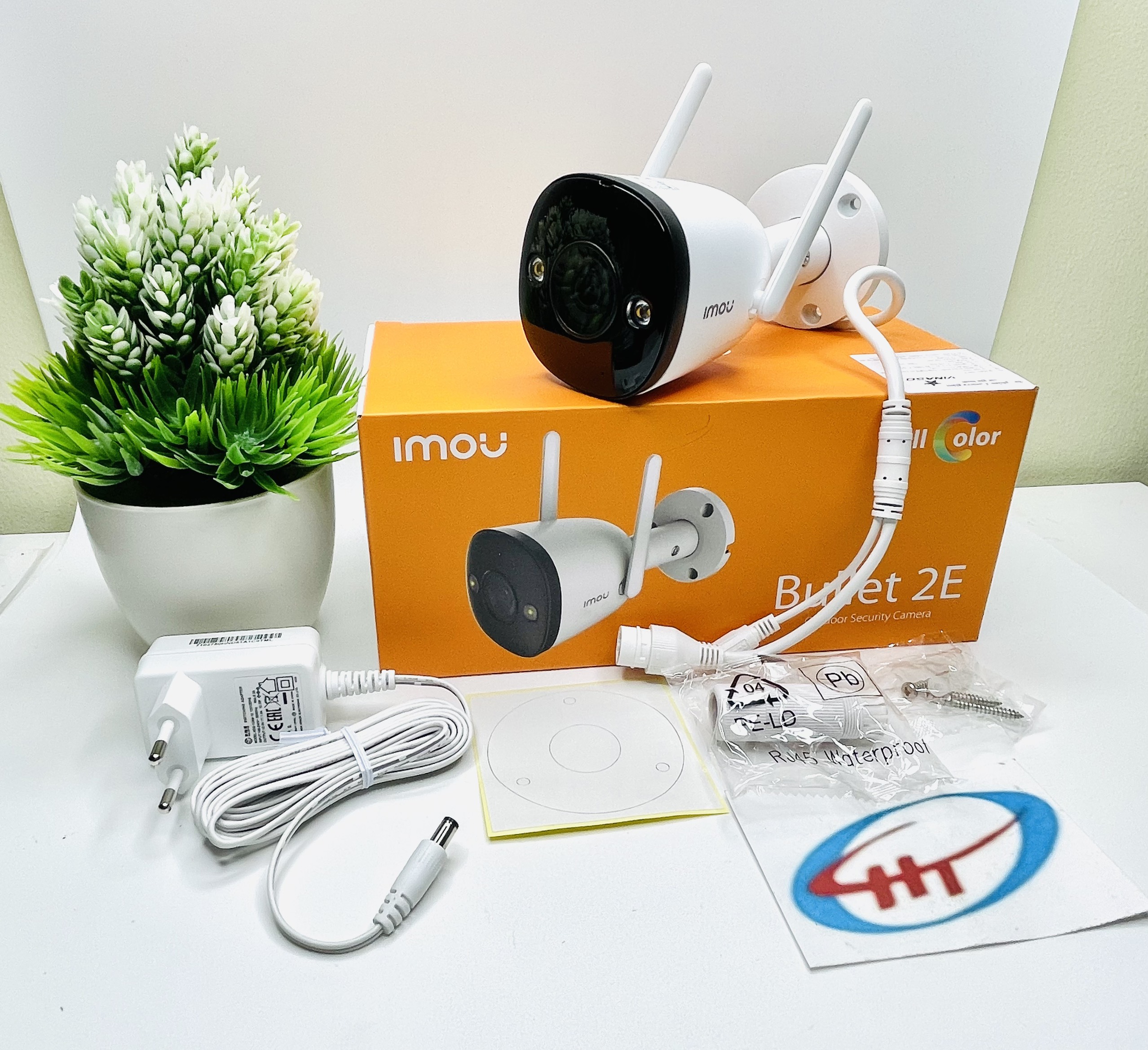 Camera IP Wifi Ngoài Trời Imou F22FP Bullet 2E Full HD 1080P CÓ MÀU BAN ĐÊM, KÈM THẺ NHỚ 64G - Hàng Chính Hãng
