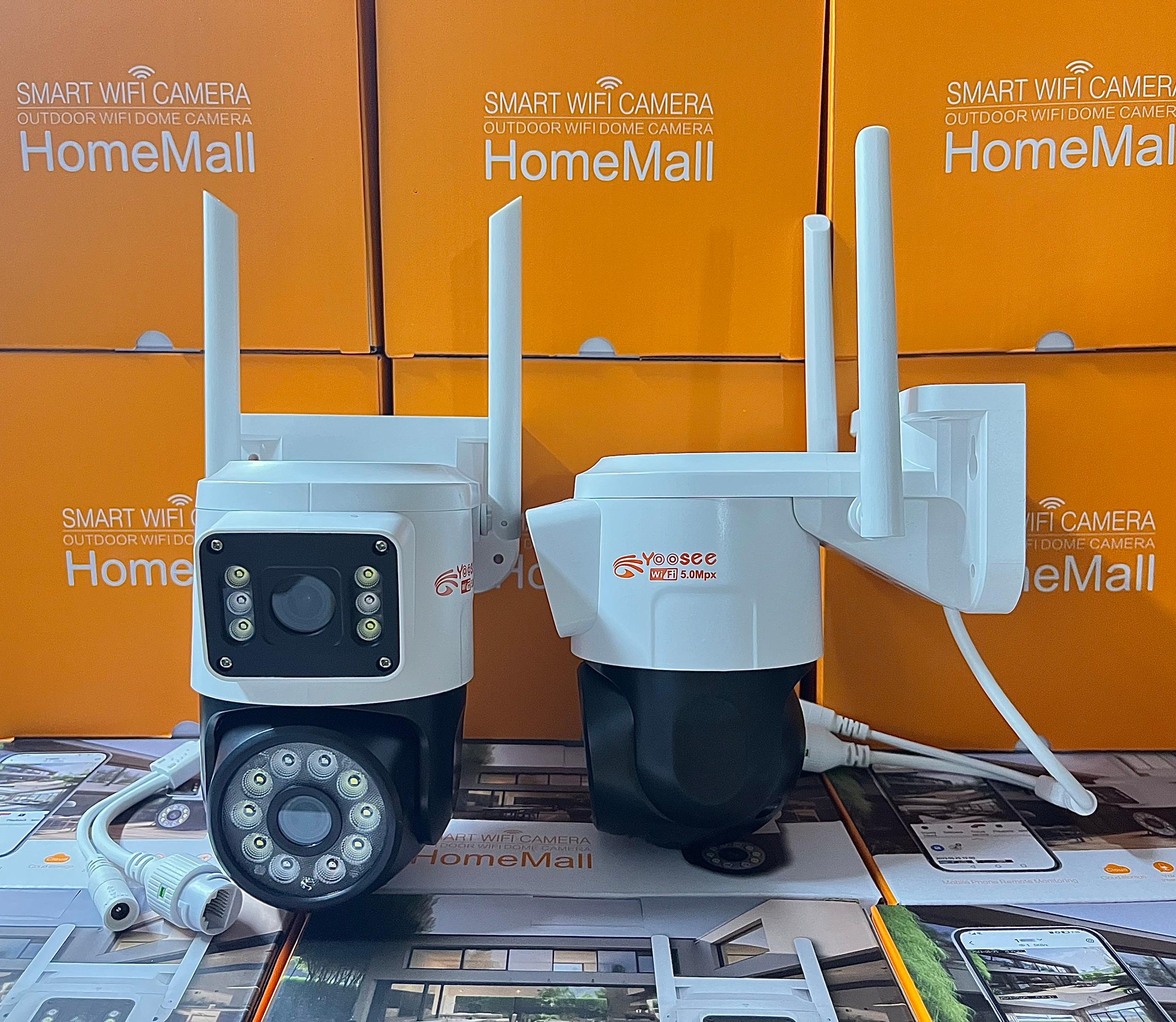 Camera Wifi Yoosee 2 Mắt Xem 2 Màn Hình Cùng Lúc Ngoài Trời - Hàng Nhập Khẩu