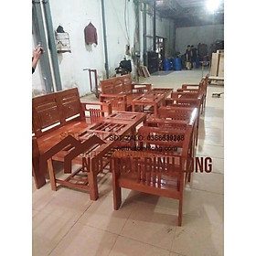Bộ bàn ghế gỗ pơmu giá thật