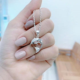 Dây chuyền nữ thời trang liền mặt chất liệu bằng bạc s925 SA0805