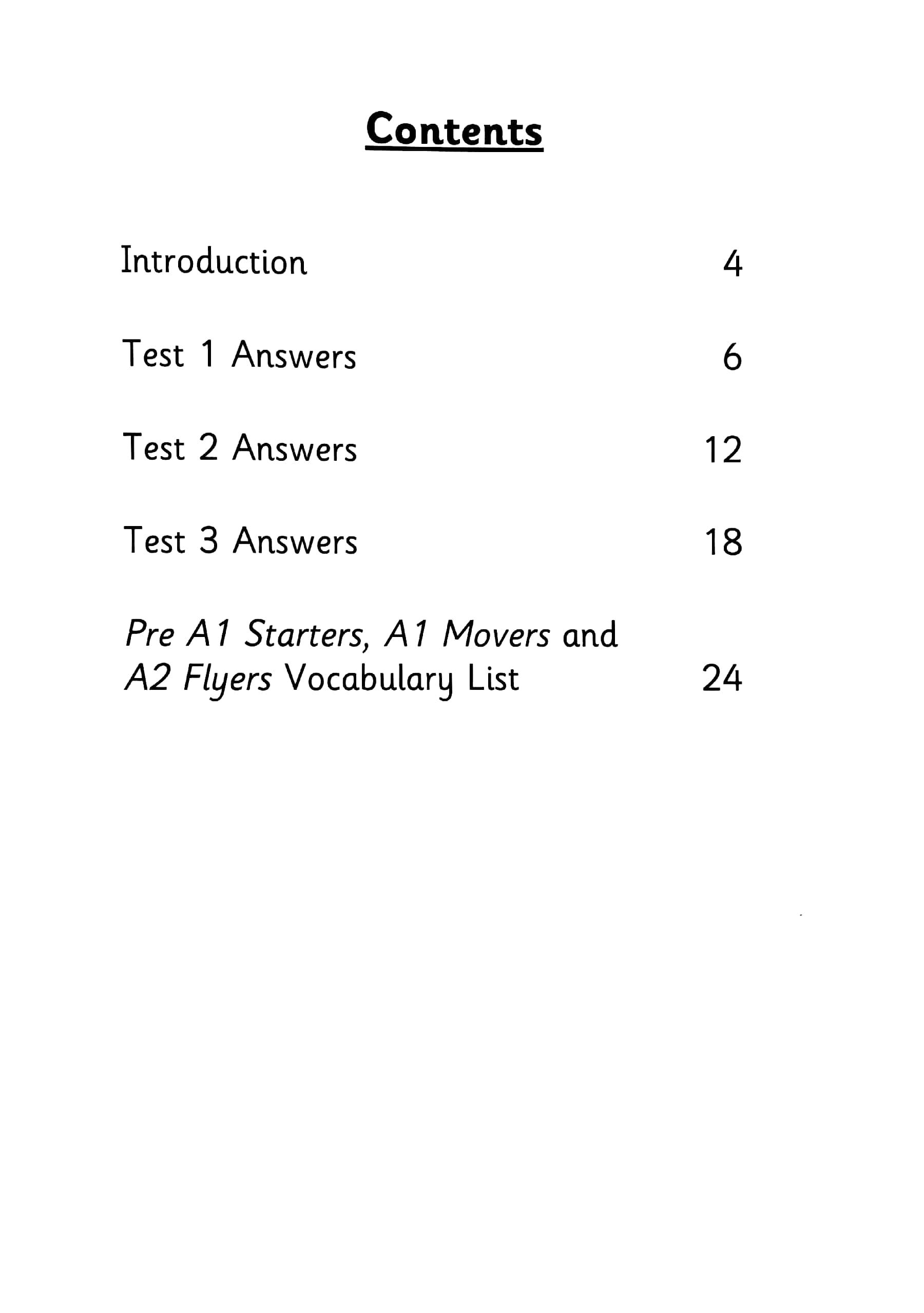 A2 Flyers 3 Answer Booklet: Authentic Examination Papers