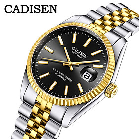 Đồng Hồ Nam Cadisen C8053M1 Chính Hãng Full Box Chống Nước Kính Chống Xước Dây Thép BH 2 Năm Máy Cơ