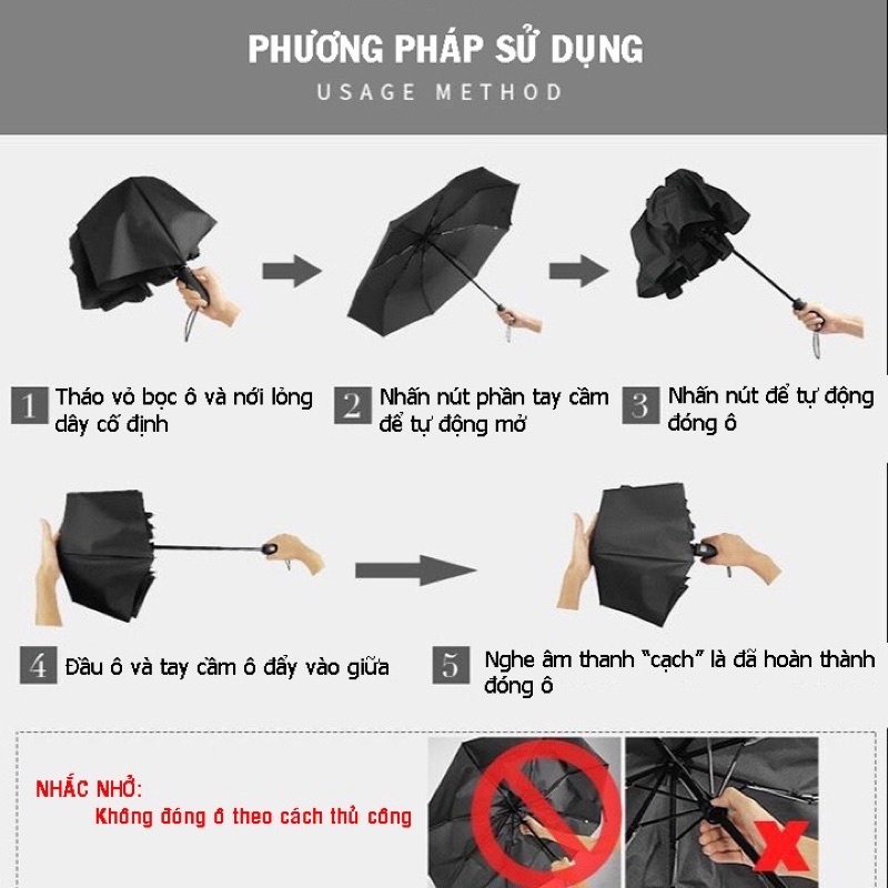Ô Dù che nắng, che mưa, có nút bấm 2 chiều, hàng chất lượng, dễ thương, thiết kế sang trọng và bền bỉ, ô dù có lựa chọn màu sắc,
