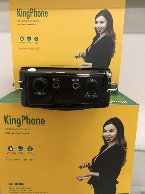 MÁY TRỢ GIẢNG KHÔNG DÂY KINGPHONE KP-38 hàng chính hãng
