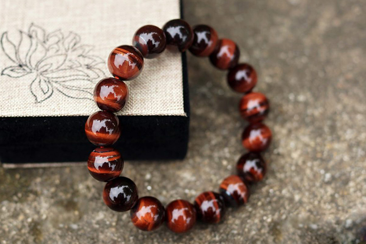 Vòng Tay Đá Mắt Hổ Đỏ (10mm)