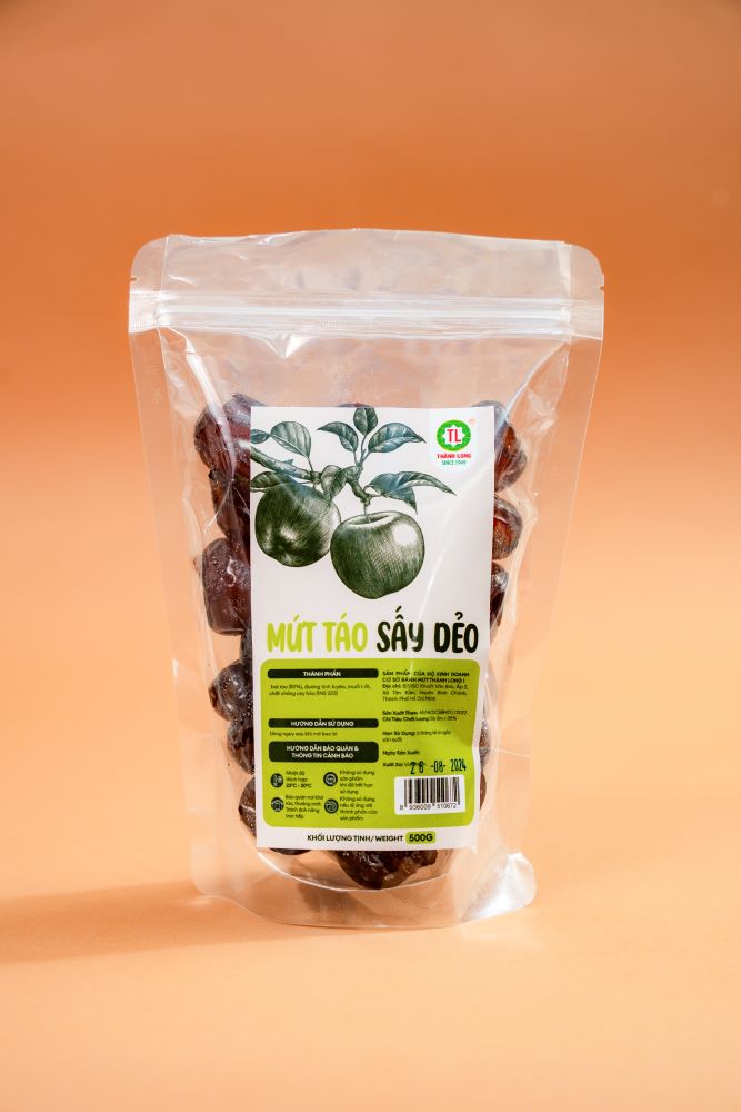 MỨT TÁO SẤY DẺO THÀNH LONG 200G - VIỆT NAM