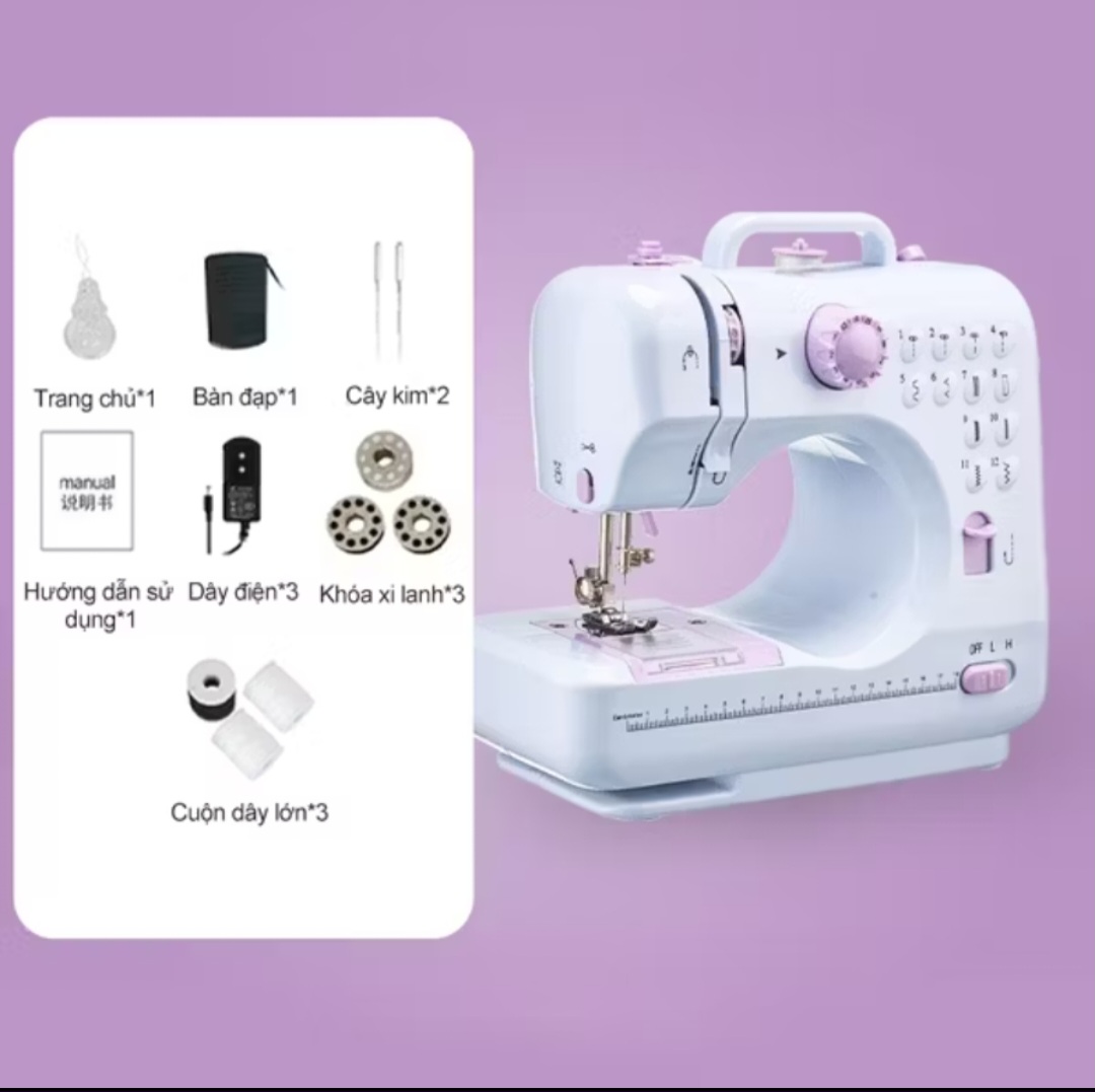 CÂY MAY ĐIỆN TỬ MINI GIA ĐÌNH THẾ HỆ MỚI CÓ NHIỀU CHỨC NĂNG MAY THUẬN TIỆN CHO MỌI NHÀ