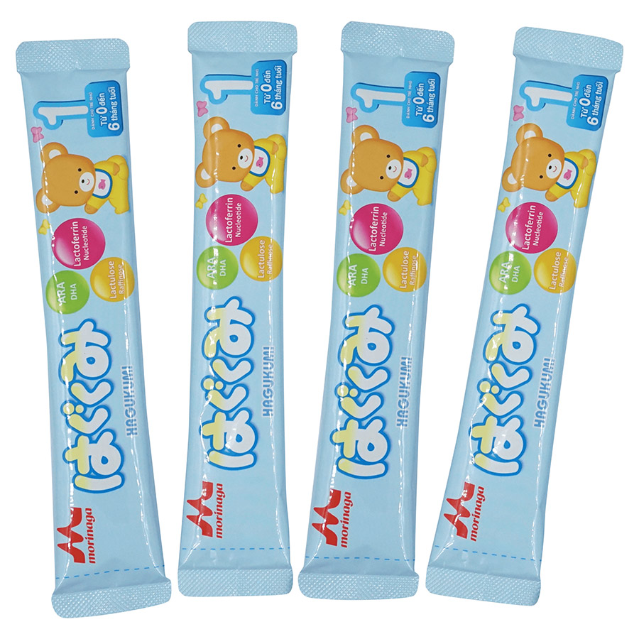 Sữa Morinaga Số 1 dạng thanh - Hagukumi (130g) - Hộp 10 thanh