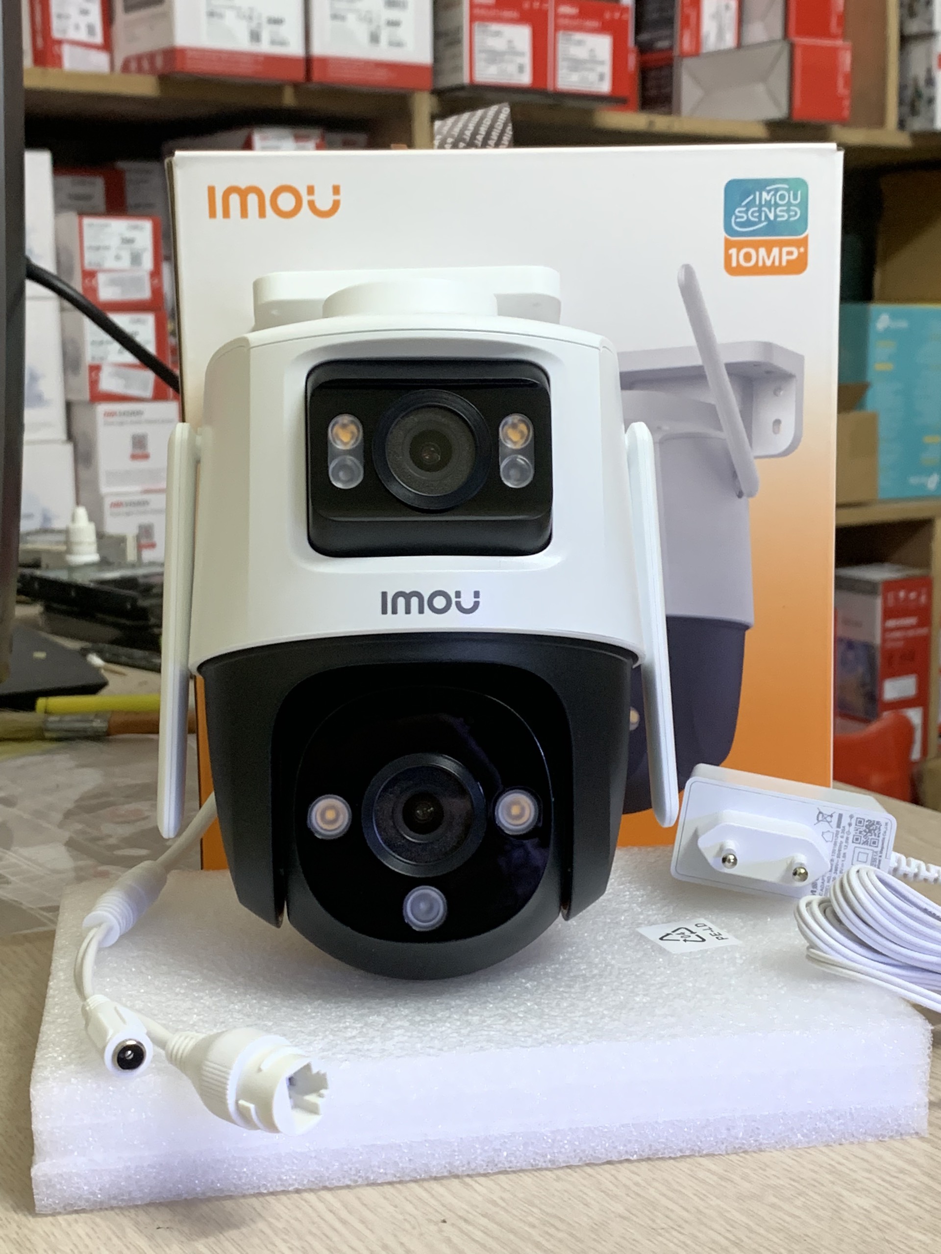 Camera 2 Mắt Ngoài Trời iMOU Cruiser Dual 10MP IPC-S7XP-10M0WED và 6MP S7XP-6M0WED FULL COLOR 24/24-Hàng chính hãng