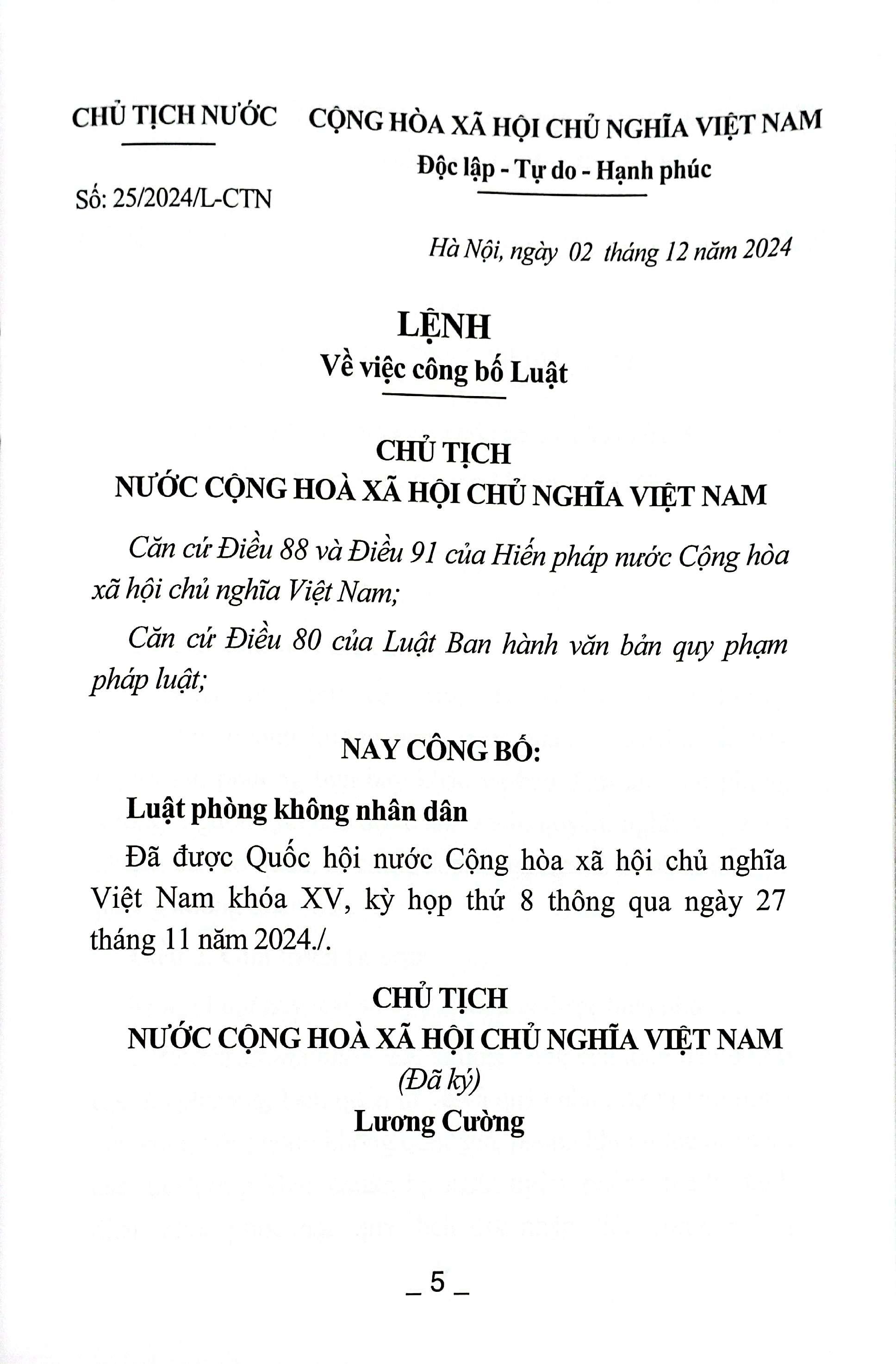 Sách - Luật Phòng Không Nhân Dân