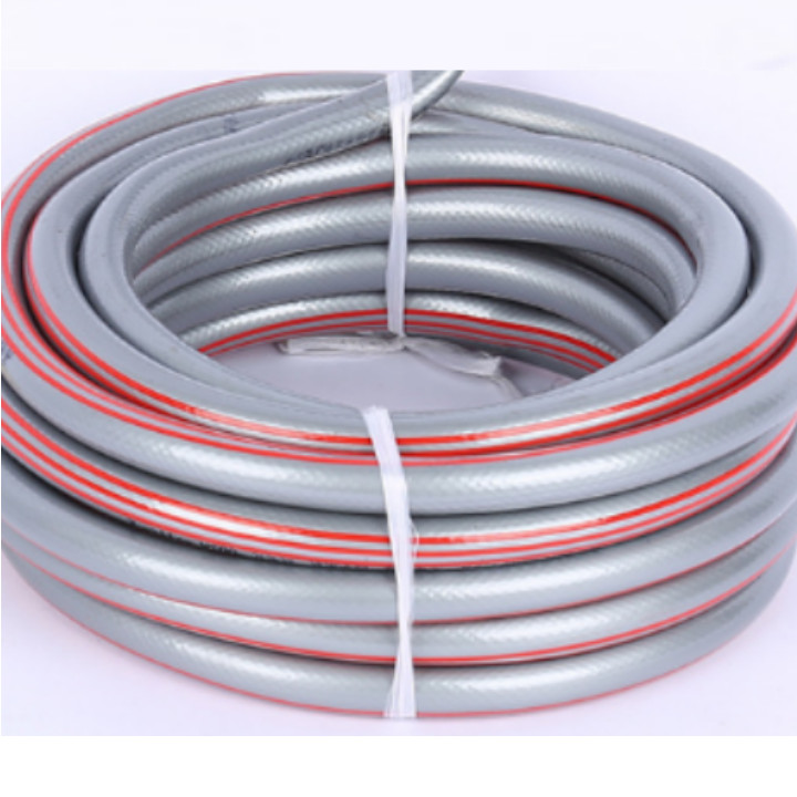 Bộ dây và vòi xịt rửa xe tưới cây tăng áp thông minh 810-2576-1 (dây xám-cút nối xanh)