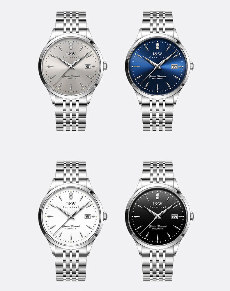 Đồng hồ nam chính hãng IW Carnival IW731G-1 ,kính sapphire,chống xước,chống nước 50m,Bh 24 tháng,máy cơ (automatic)