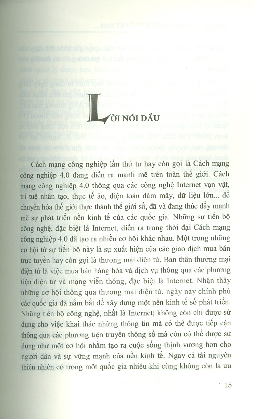 Quản Lý Thương Mại Điện Tử Ở Việt Nam Trong Bối Cảnh Mới (Sách chuyên khảo) - Viện Hàn lâm Khoa học Xã hội Việt Nam - Viện Kinh tế Việt Nam TS. Vũ Hoàng Linh chủ biên