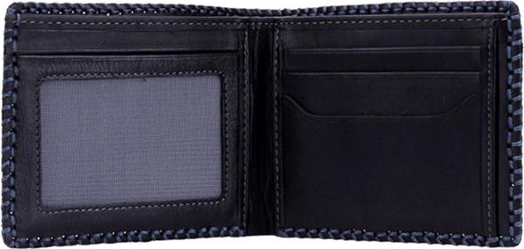 Ví Nam Đan Viền Huy Hoàng HT2135 (12.5 x 10 cm) - Đen
