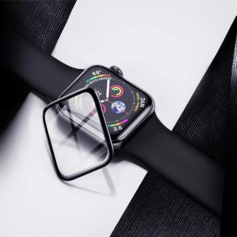Cường lực màn hình 3D Cạnh Cong Full mặt kính cho Apple Watch serie 4/5/6 S4/S5/S6 40mm/44mm