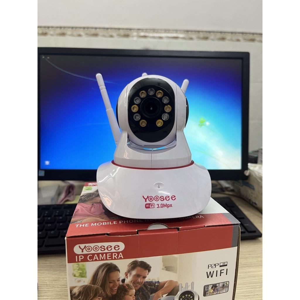 Camera Wifi Trong Nhà Yoosee 3.0 Full HD, 3 Râu, Xoay 360 độ , Đàm Thoại 2 Chiều, Cảm Biến Báo Động – Hàng nhập khẩu
