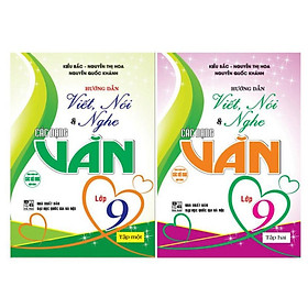 Sách - Combo Hướng dẫn viết, nói & nghe các dạng văn lớp 9 tập 1 + 2 (dùng chung các bộ sgk hiện hành) (HA-MK)
