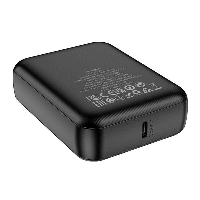 Pin sạc dự phòng J96 – Hàng Chính Hãng 5000mah 1 cổng sạc 5V - 2A có đèn led hiển thị dung lượng pin