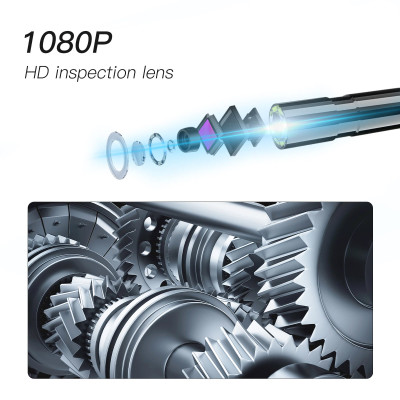 ROGTZ - Camera nội soi P10 Chống nước IP68 Màn hình IPS 2.8 inch Đường kính camera 3.9mm Độ phân giải cao 1080p 8 đèn LED Đa ngôn ngữ Pin lithium dung lượng cao 3.7V 2600mAh Nhà xưởng Y tế Cầm tay Ô tô Nhà cửa Hàng Chính Hãng