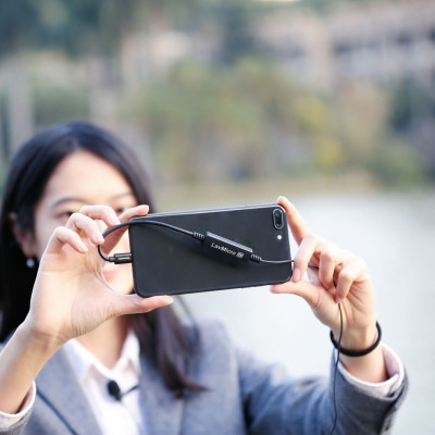 Micro Thu Âm Cài Áo Saramonic LavMicro UC Để Phỏng Vấn, Livestream, Podcast cho Điện thoại Android/ Cổng Usb-C - Hàng Chính Hãng