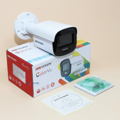 Camera Analog Thân Trụ Hikvision DS-2CE10KF0T-FS và DS-2CE12KF0T-F,Màu Ban Đêm 3K, Tích Hợp Mic. IP67,TVI/AHD - Hàng chính hãng