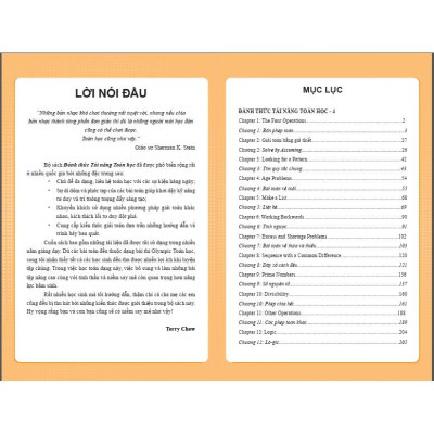 Sách Đánh Thức Tài Năng Toán Học 3 Và 4, ( Bộ 2 cuốn, 9 - 12 tuổi )