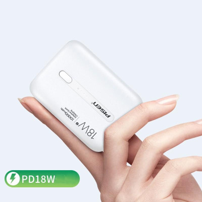 Sạc dự phòng PISEN Quick-miniQP18 (TS-D287) 10000mAh, sạc nhanh công suất 18W, Hàng chính hãng bảo hành 24 tháng