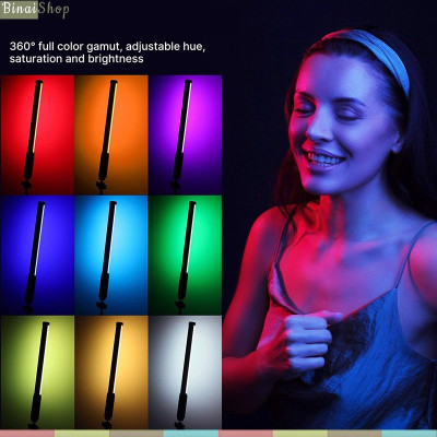 Ulanzi VL119 RGB - Đèn LED Cầm Tay, Dải Nhiệt Màu Rộng, Hỗ Trợ 20 Hiệu Ứng Cho Youtube, Phát Trực Tiếp, Review Sản Phẩm- Hàng chính hãng